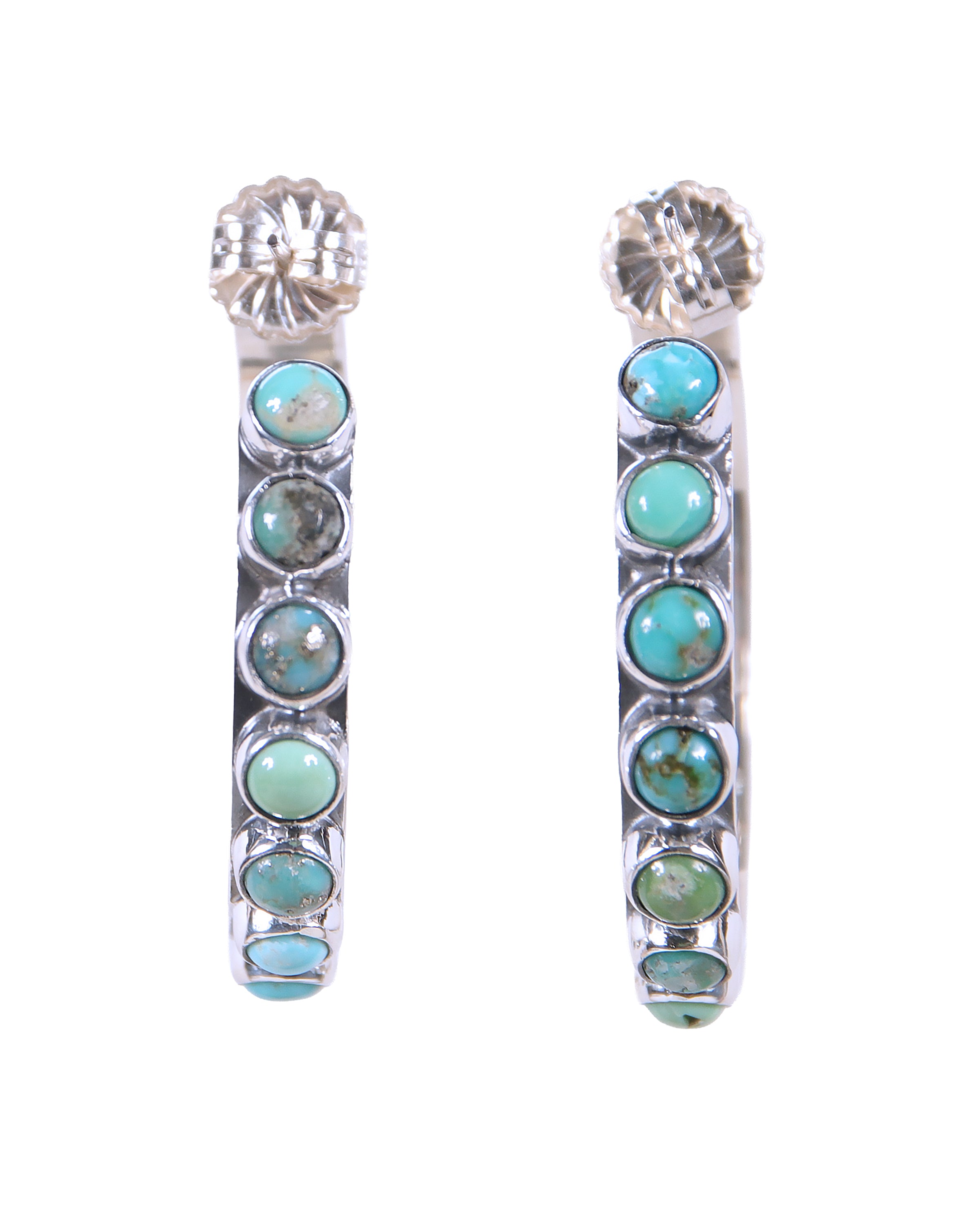 Turquoise Hoop Earrings