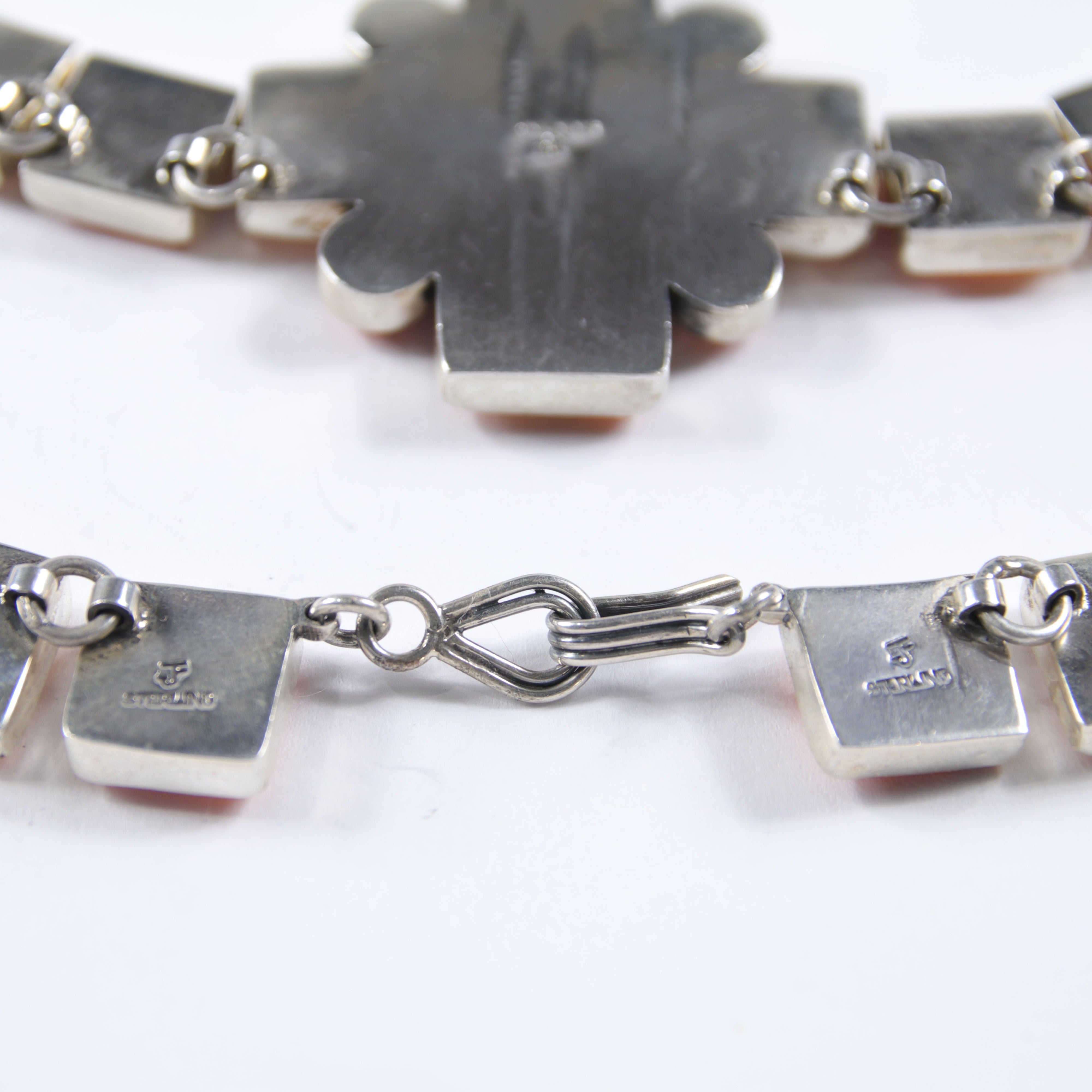 Spiny Oyster Shell Cross Necklace