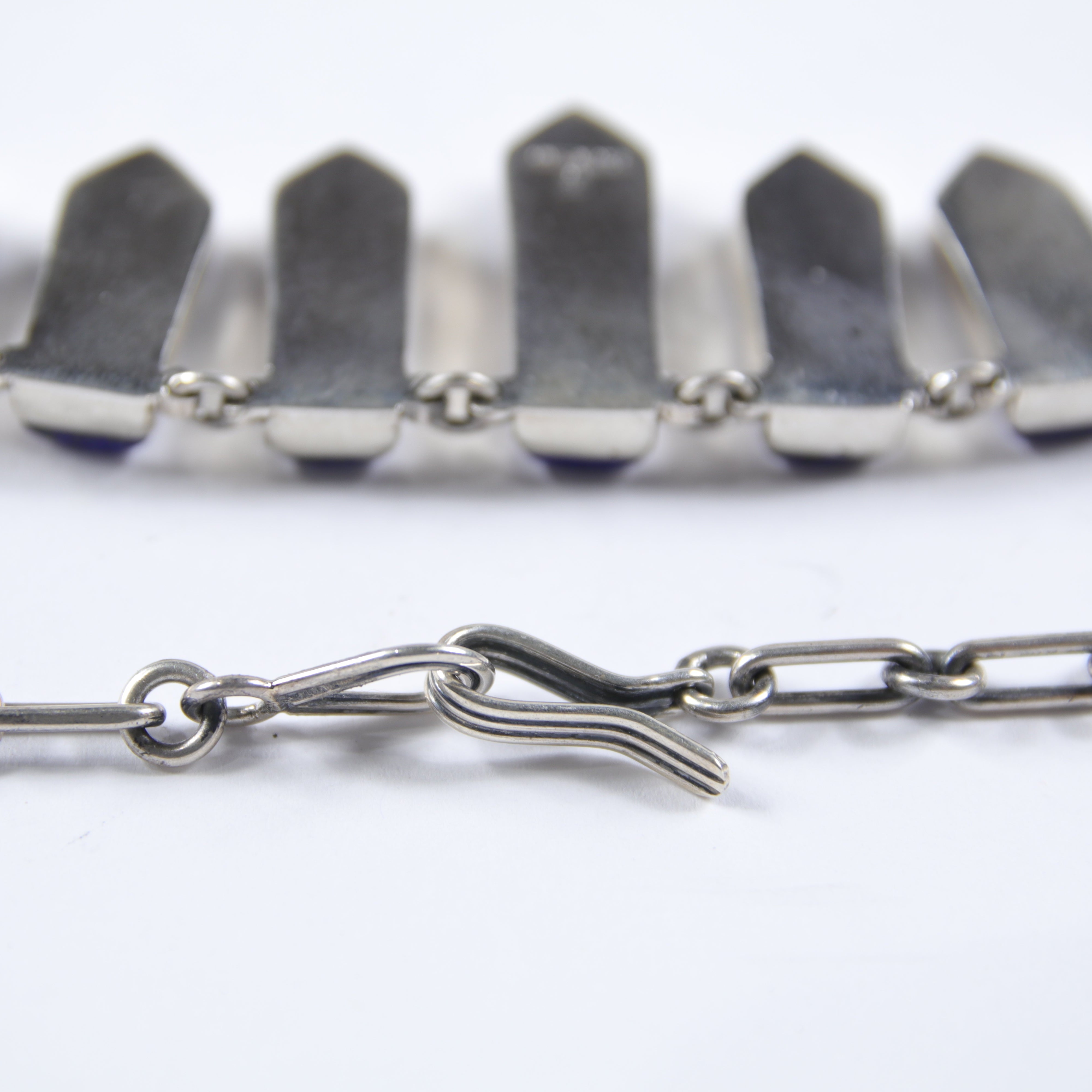 Deep Blue Lapis Lazuli Seven-Arrow Necklace