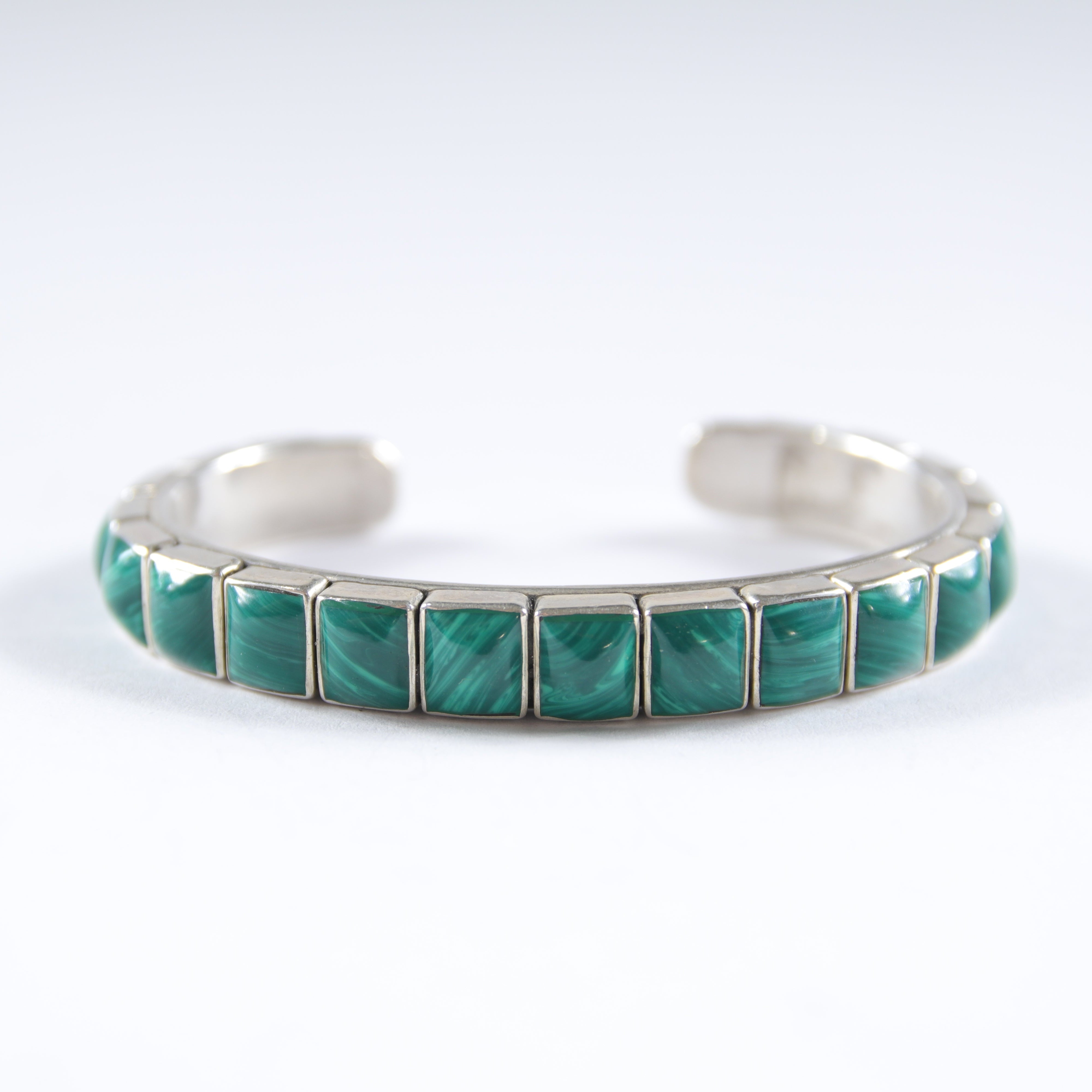Small Green Malachite Cuff