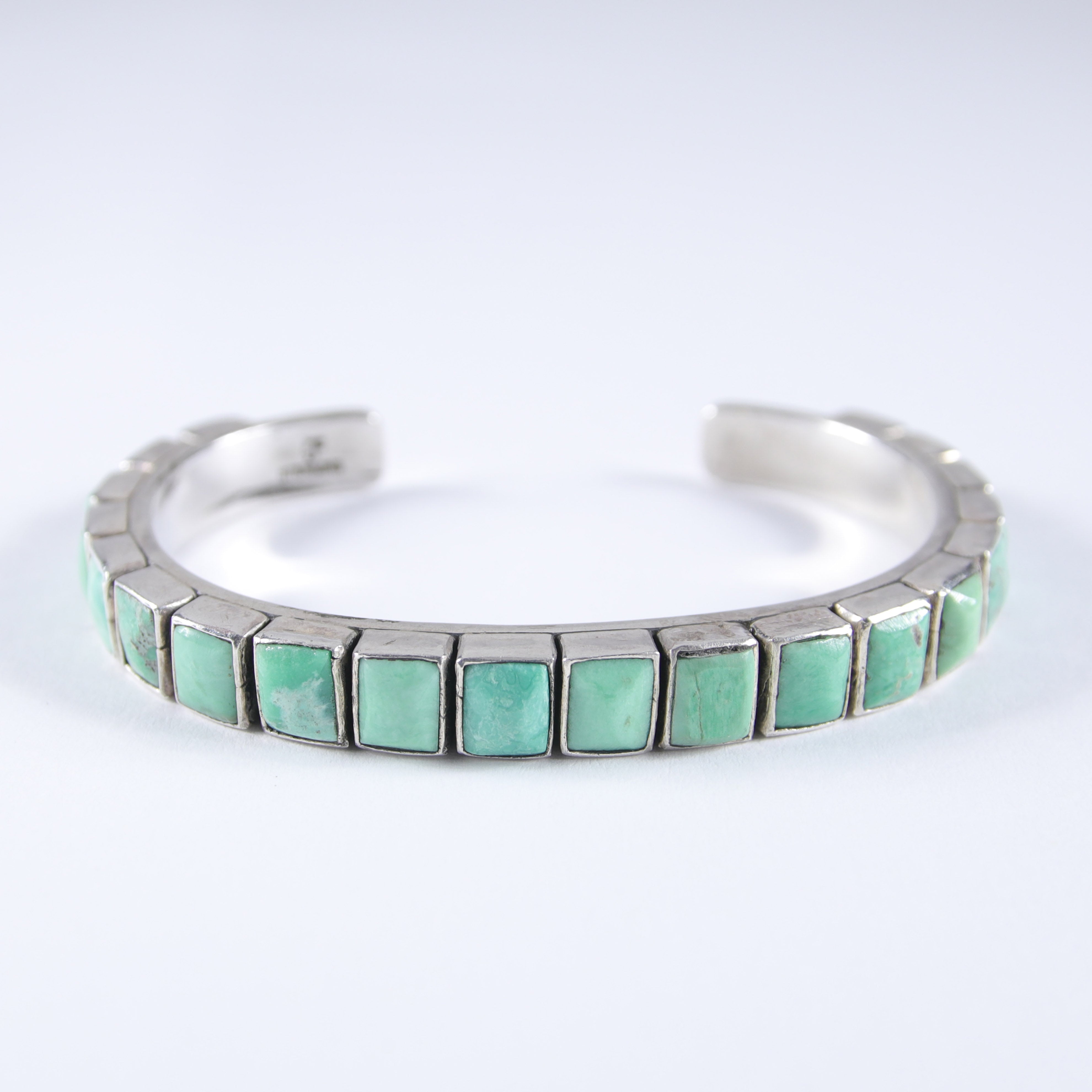 Green Hue Turquoise Cuff