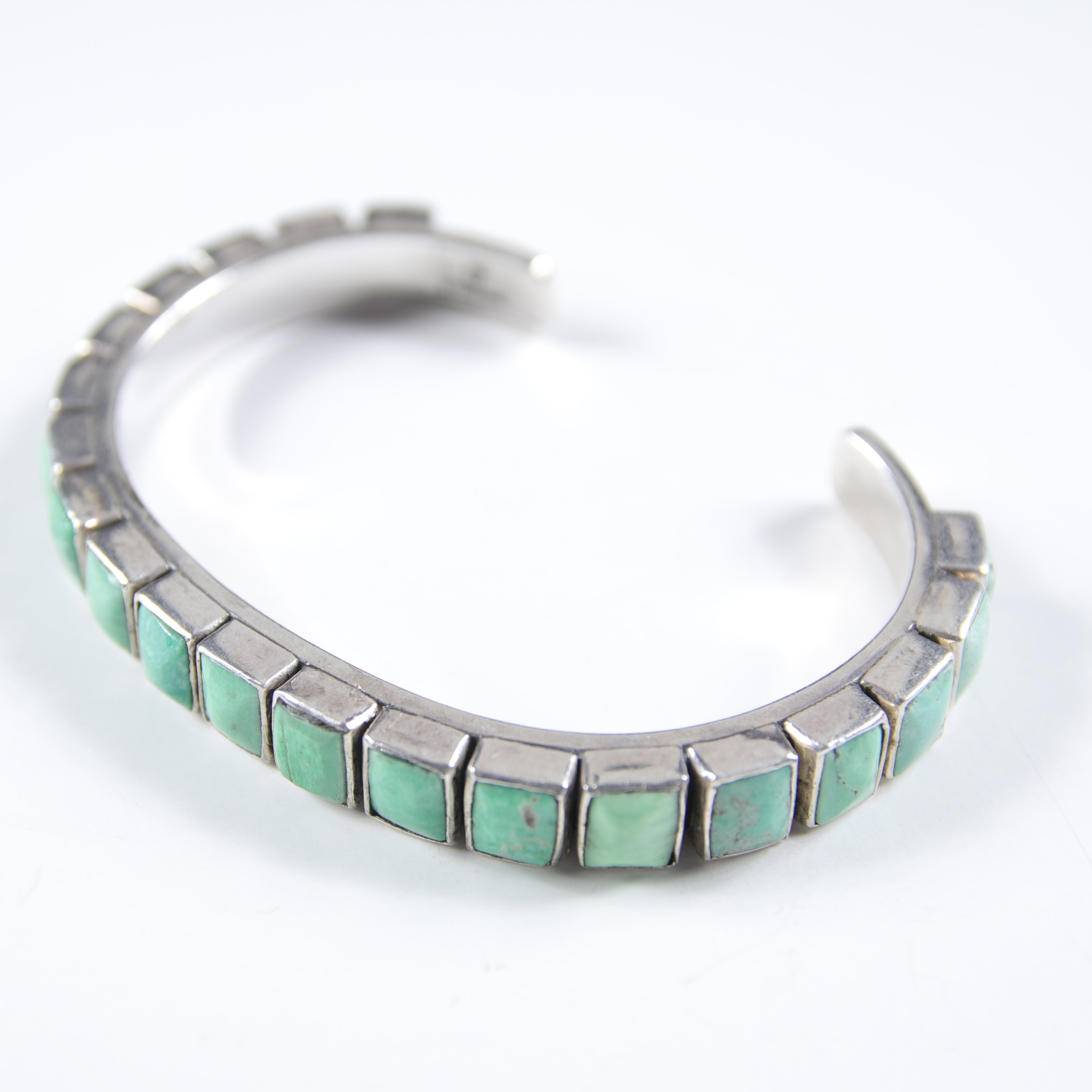 Green Hue Turquoise Cuff