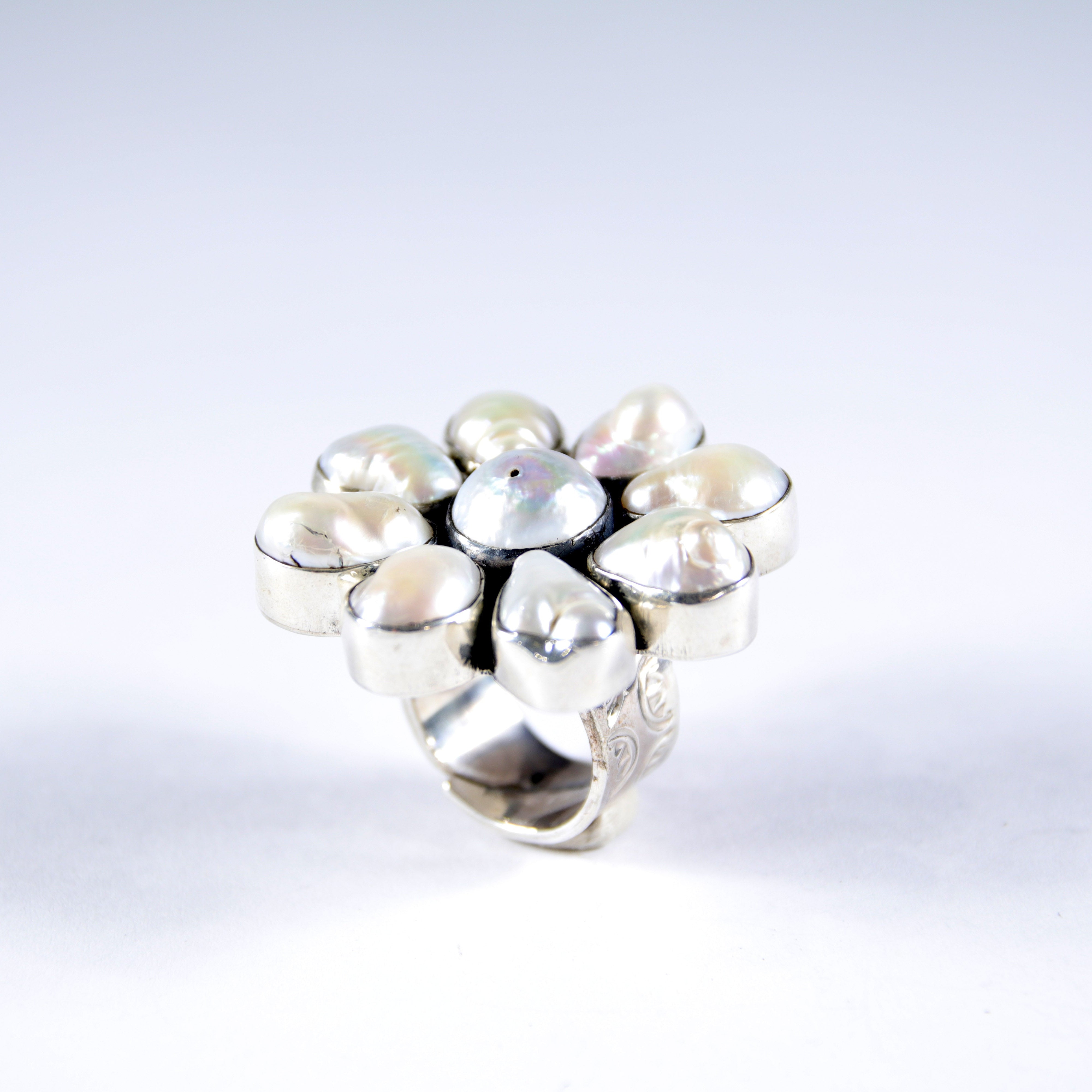 Pearl Flower Ring