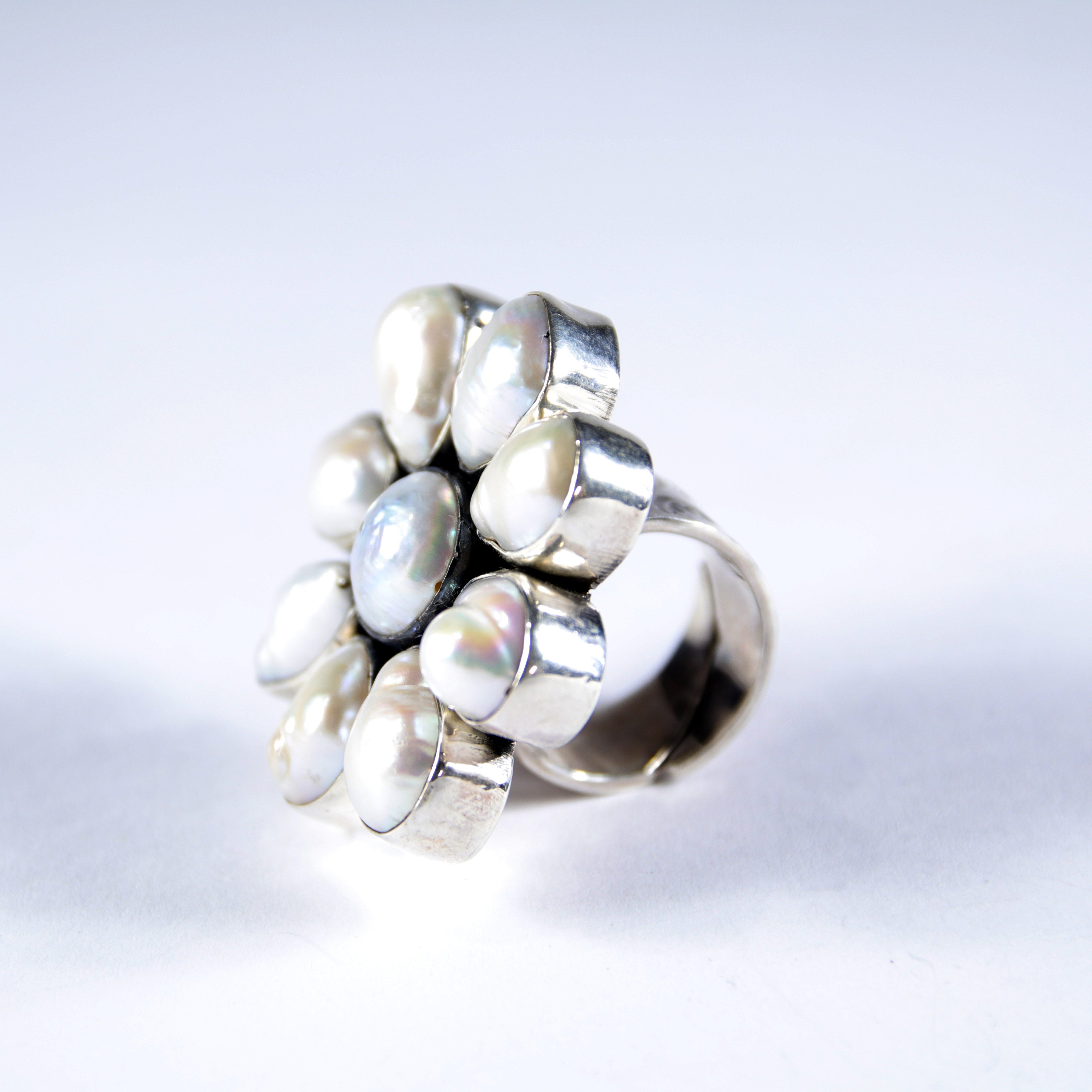 Pearl Flower Ring