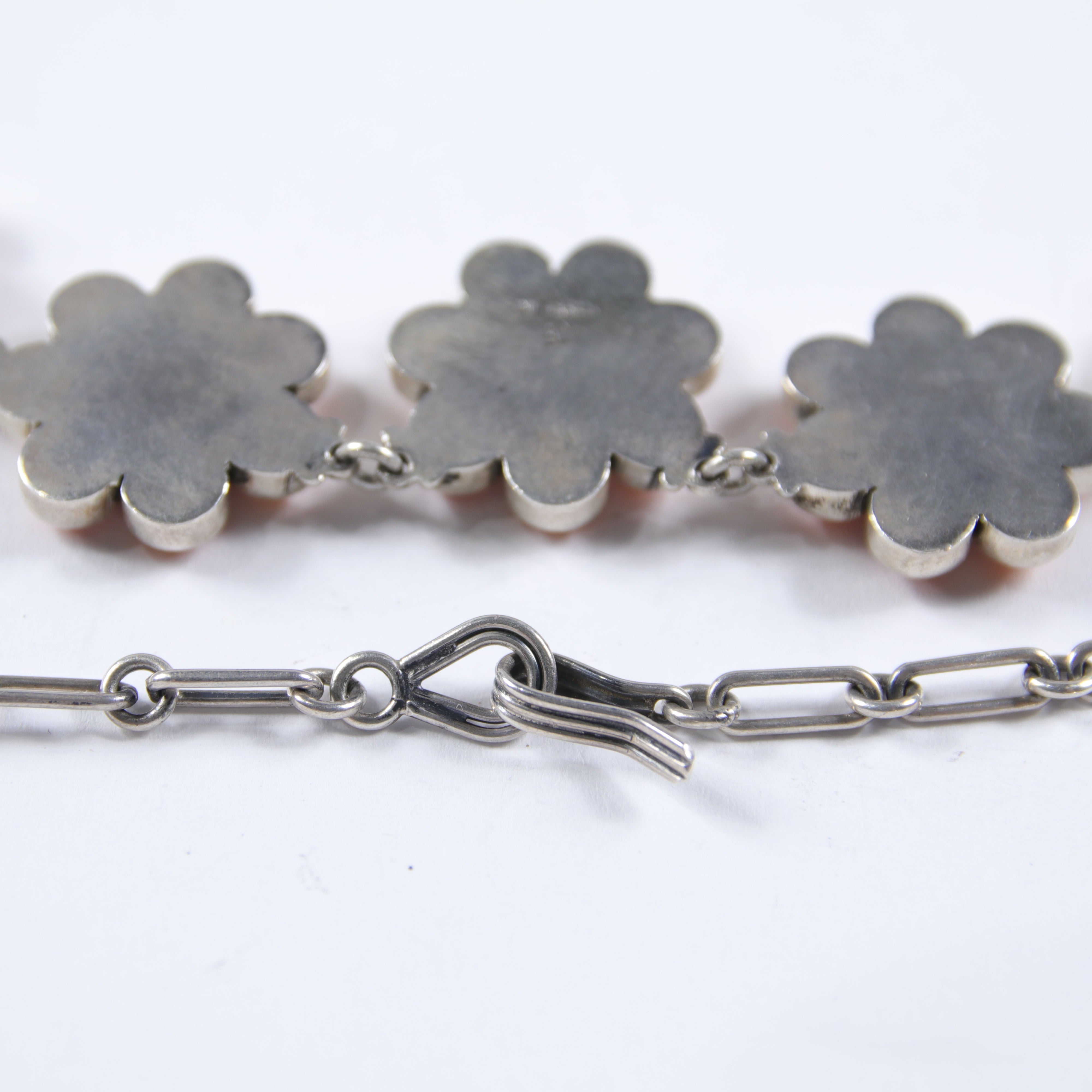 Spiny Oyster Shell Flower Necklace