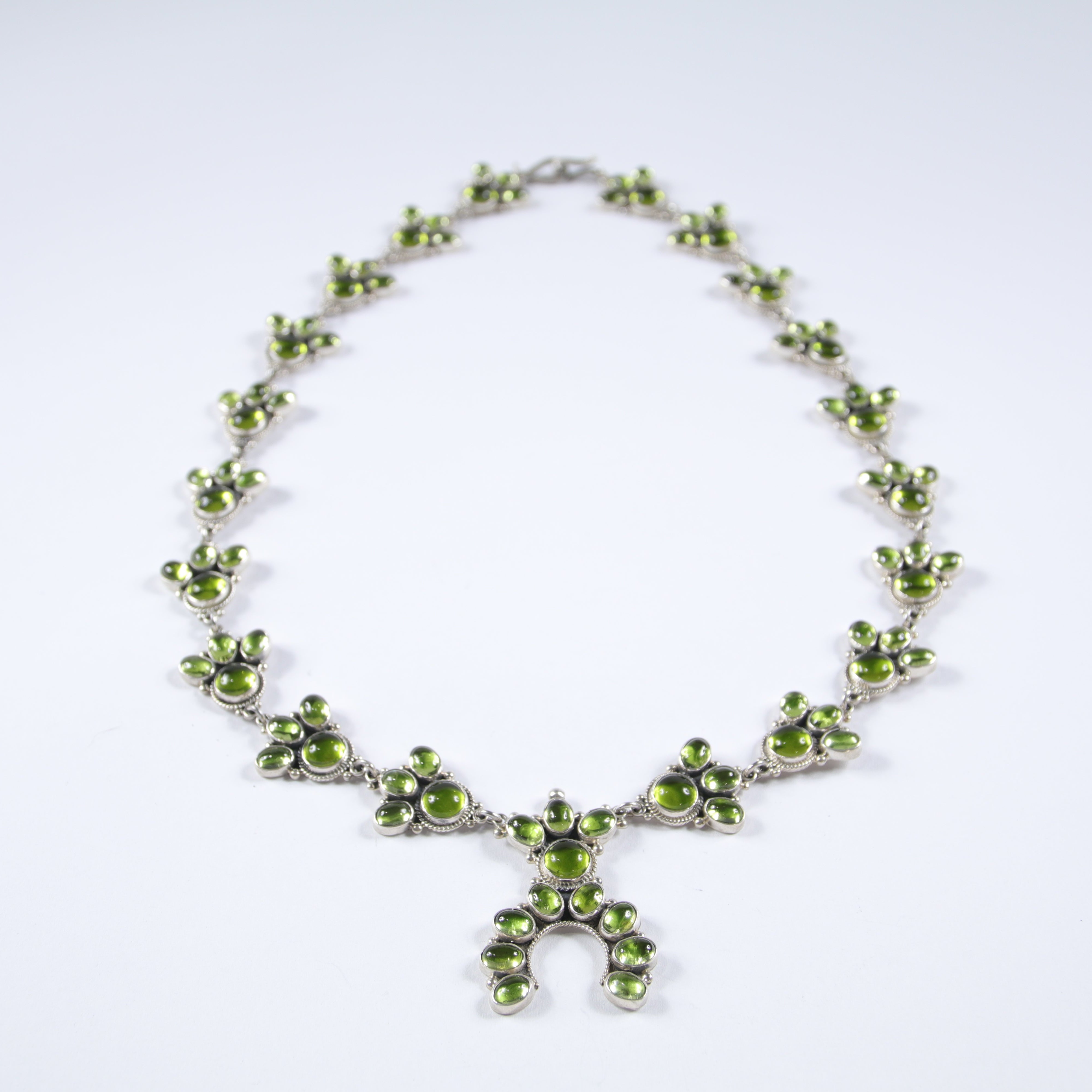 Green Cetrine Squash Blossom