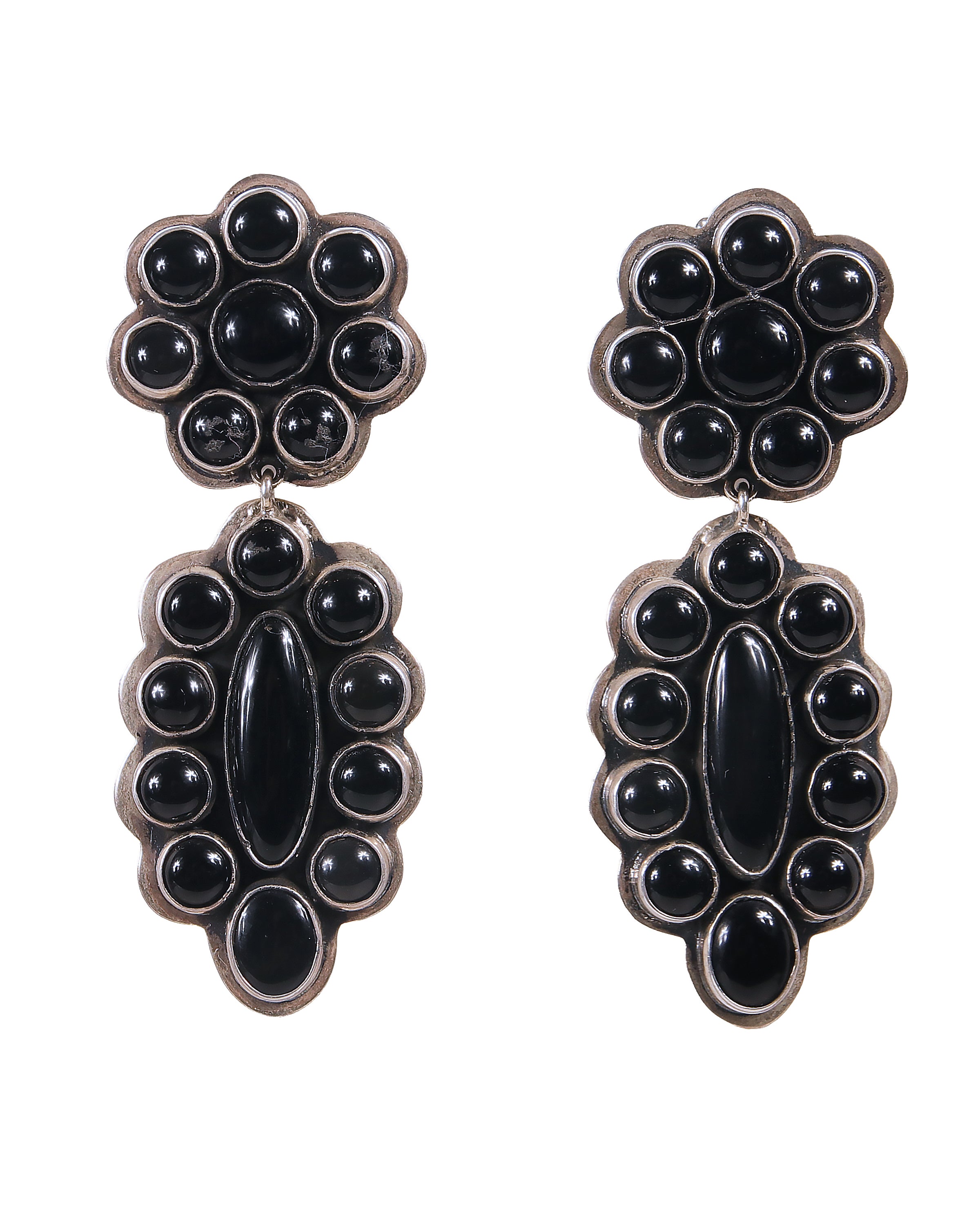 Classic Onyx Drop Earrings