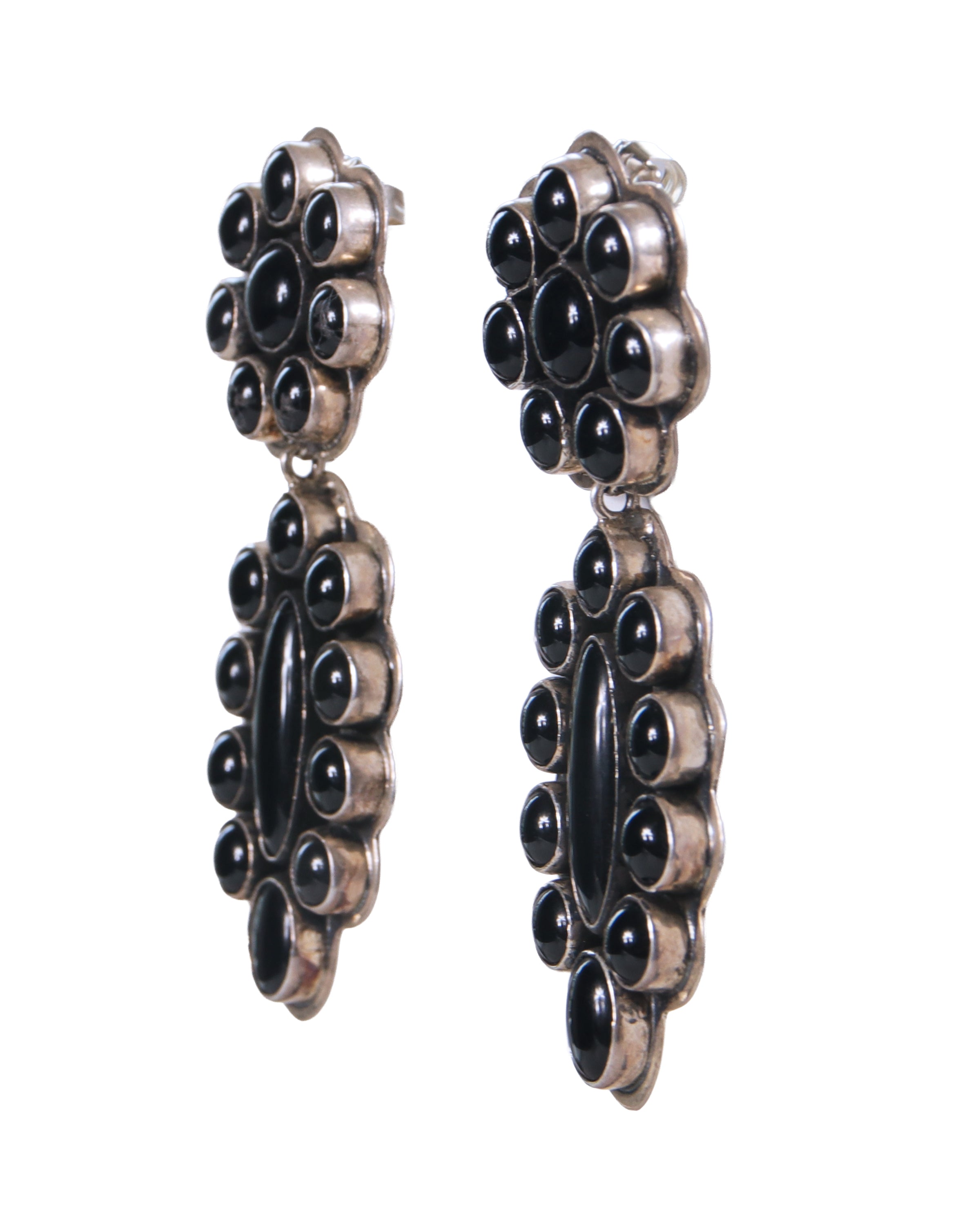 Classic Onyx Drop Earrings