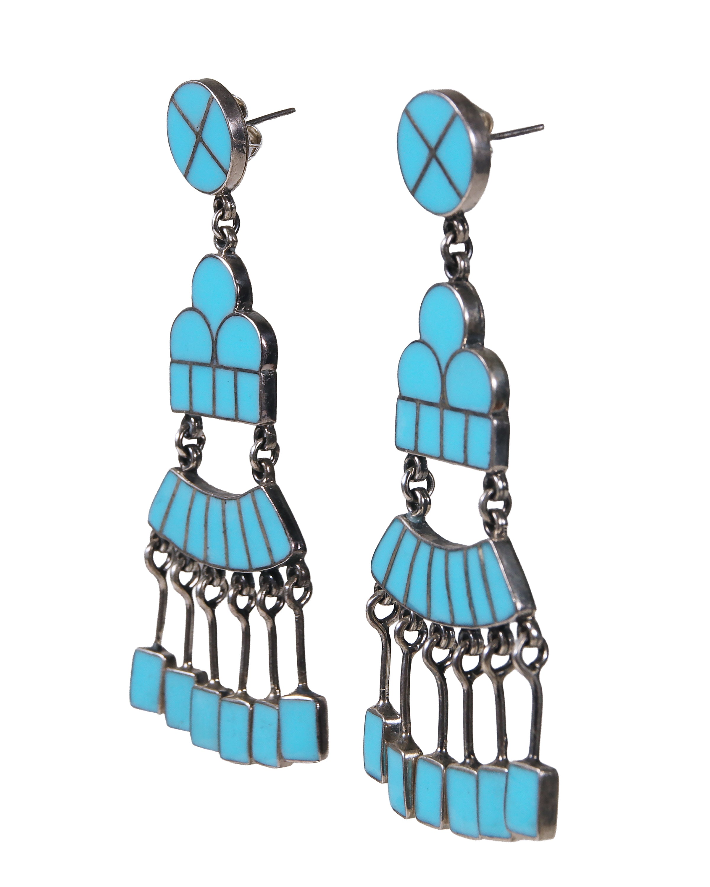 Sleeping Beauty Drop Earrings