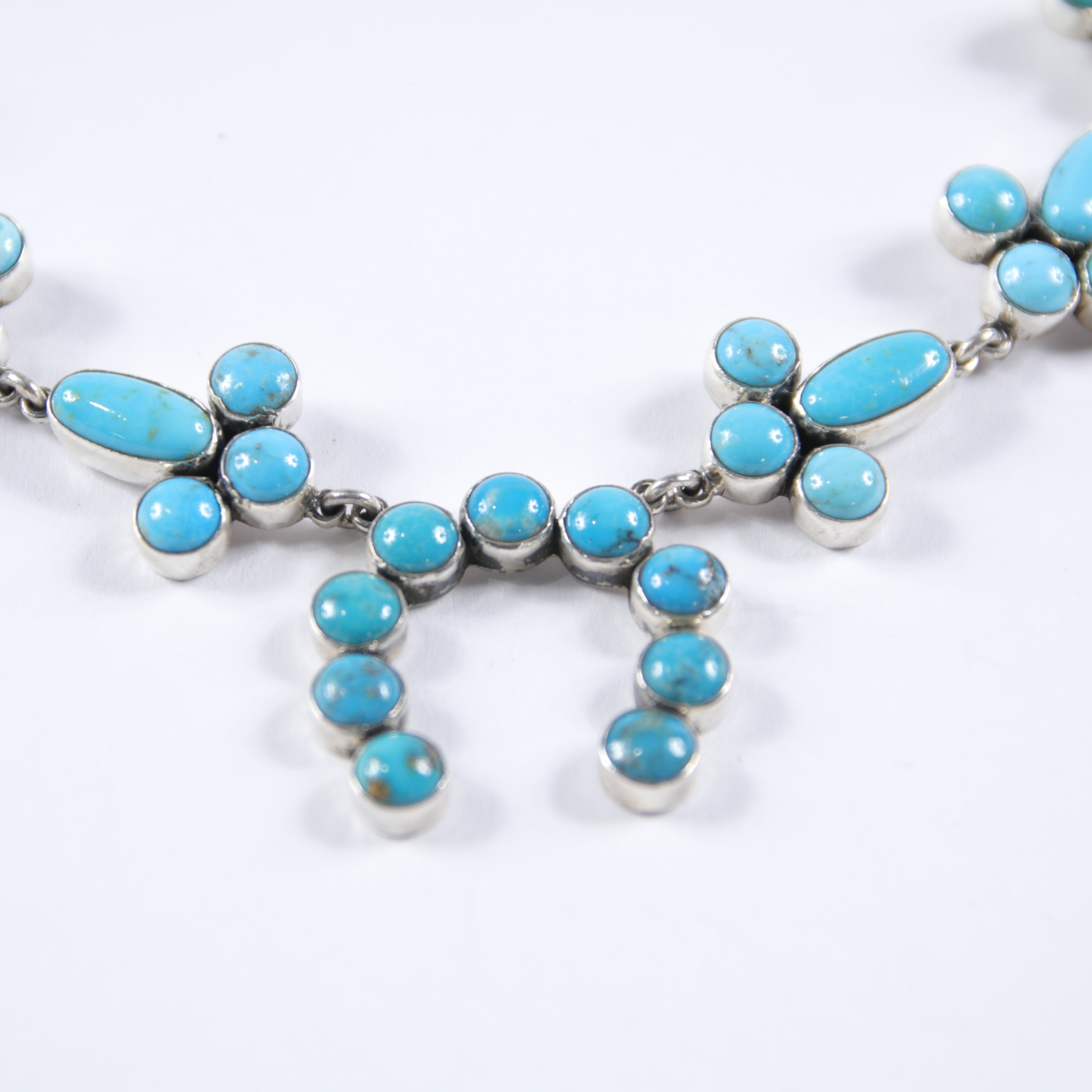 Blue | Green Turquoise Squash Blossom