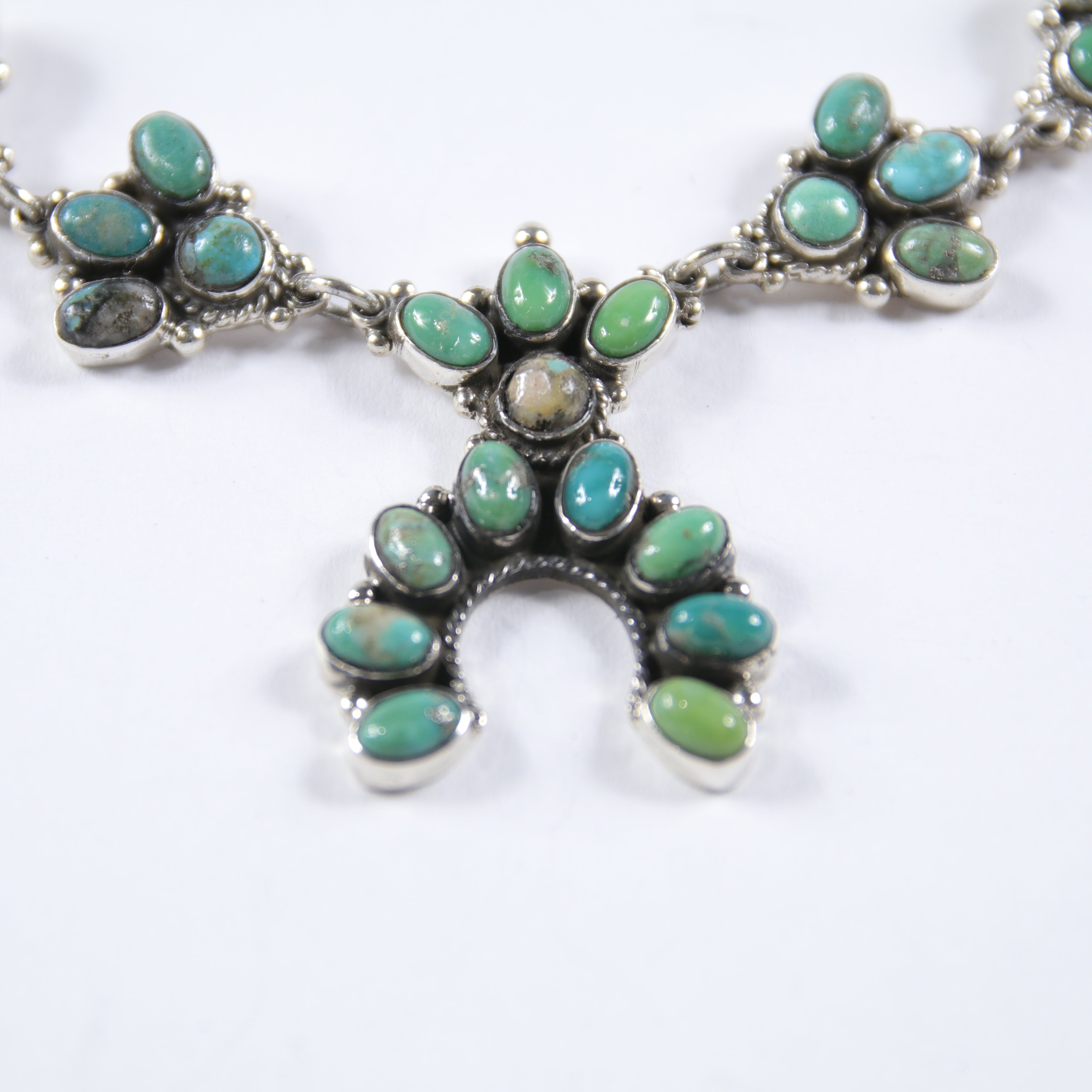 Green | Blue Turquoise Squash Blossom