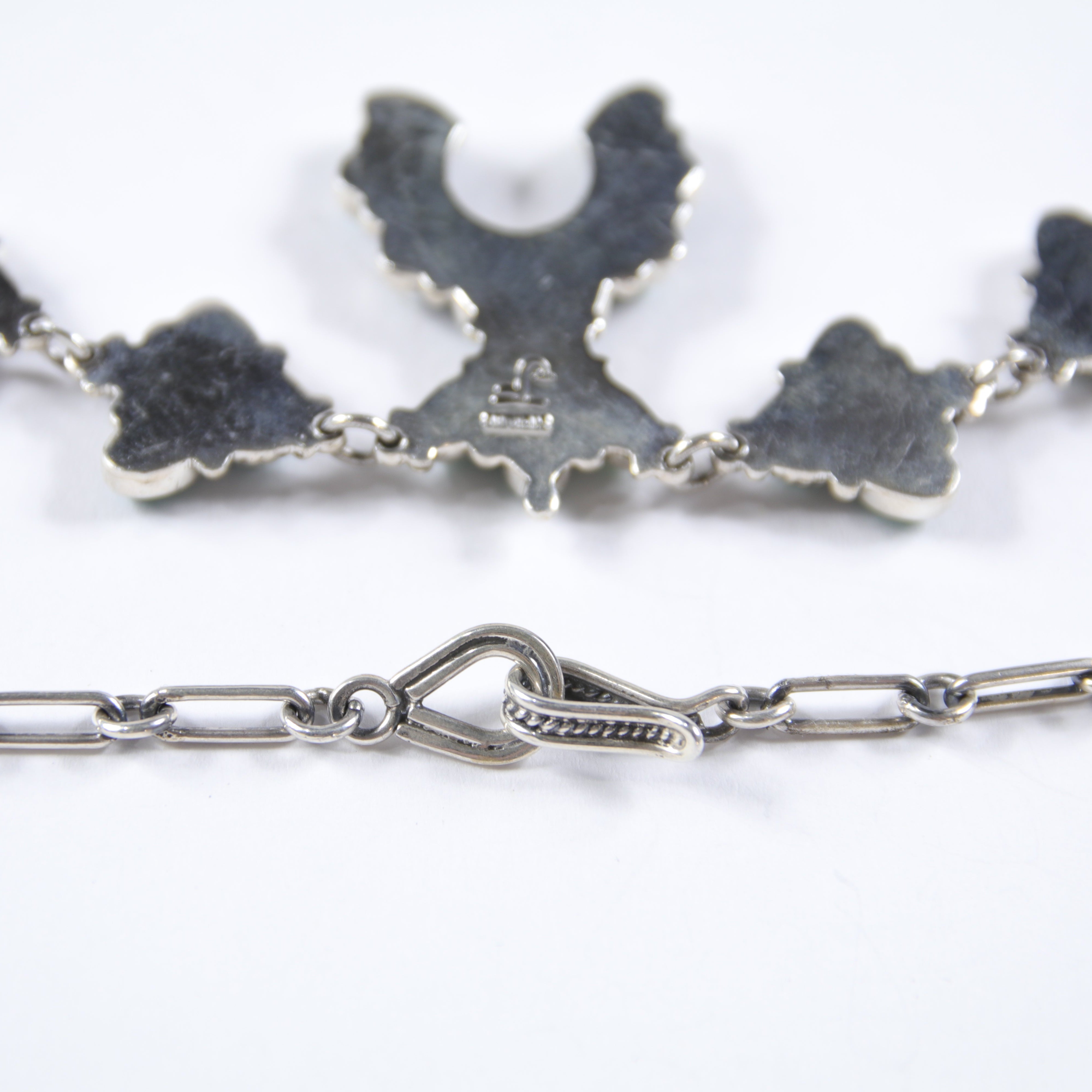 Carico Lake Turquoise Mini Squash Blossom Necklace