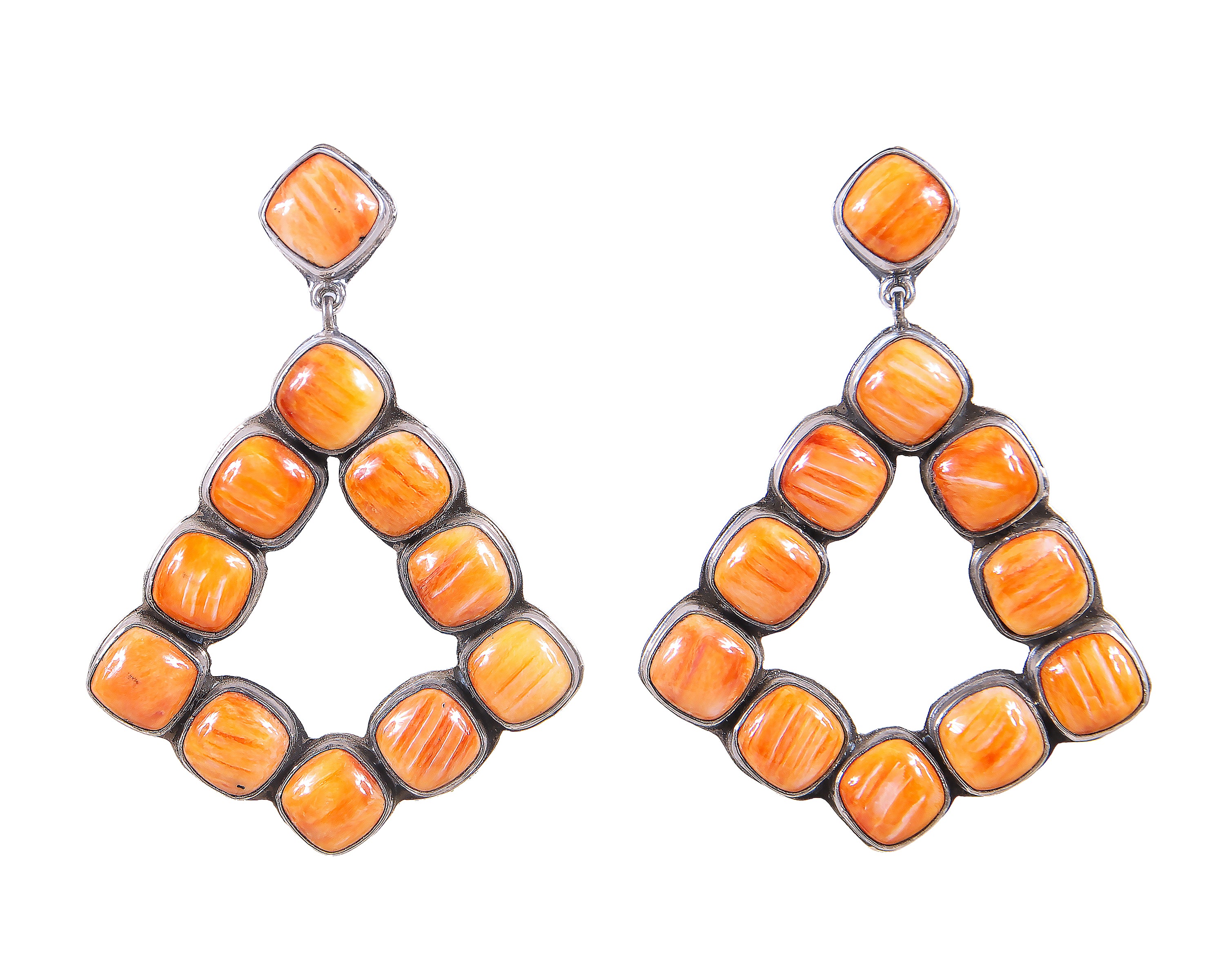 Spiny Oyster Shell 'Flamenco' Earrings
