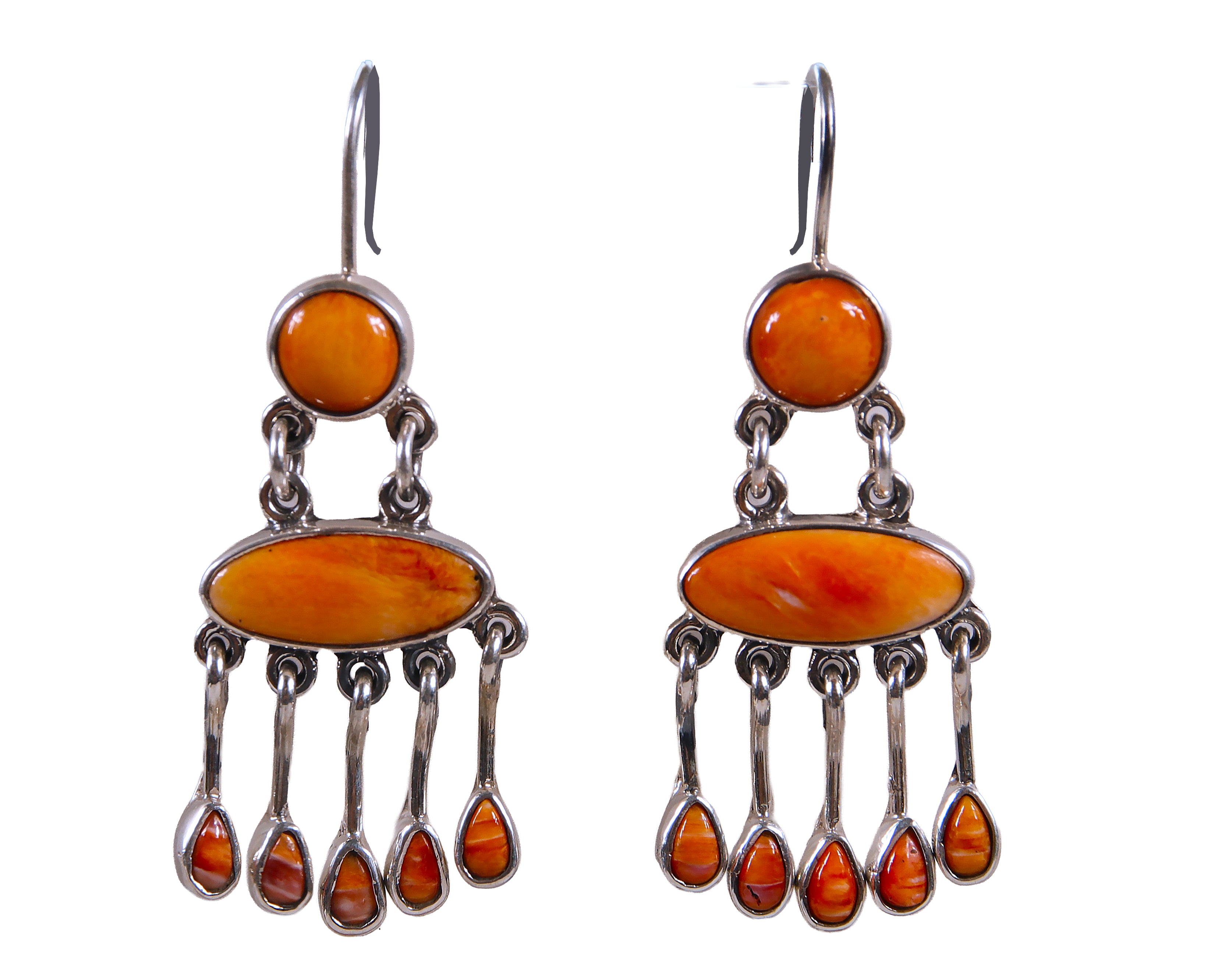 Delicate Spiny Oyster Shell Dangle Earrings