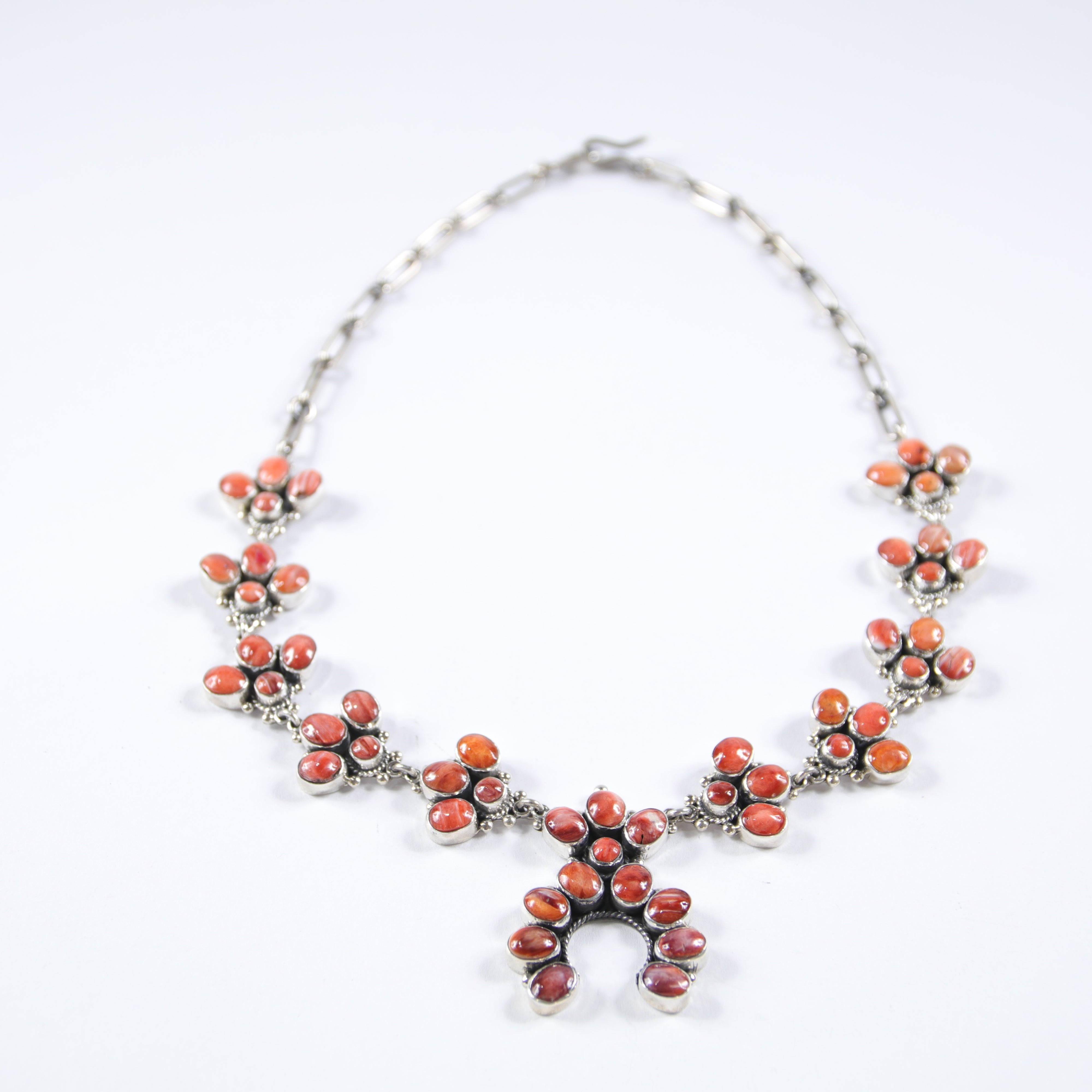 Red | Orange Spiny Oyster Shell Squash Blossom