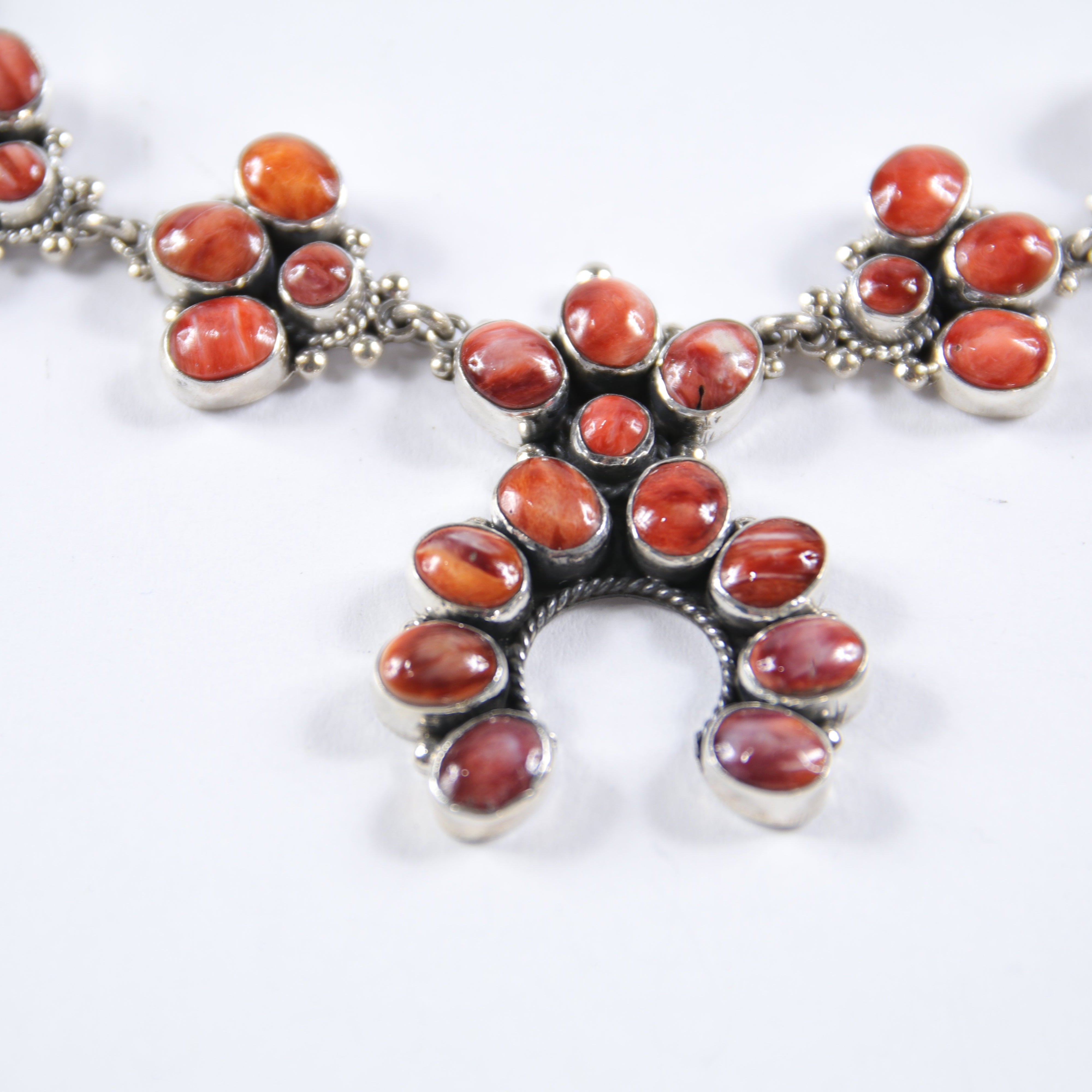 Red | Orange Spiny Oyster Shell Squash Blossom