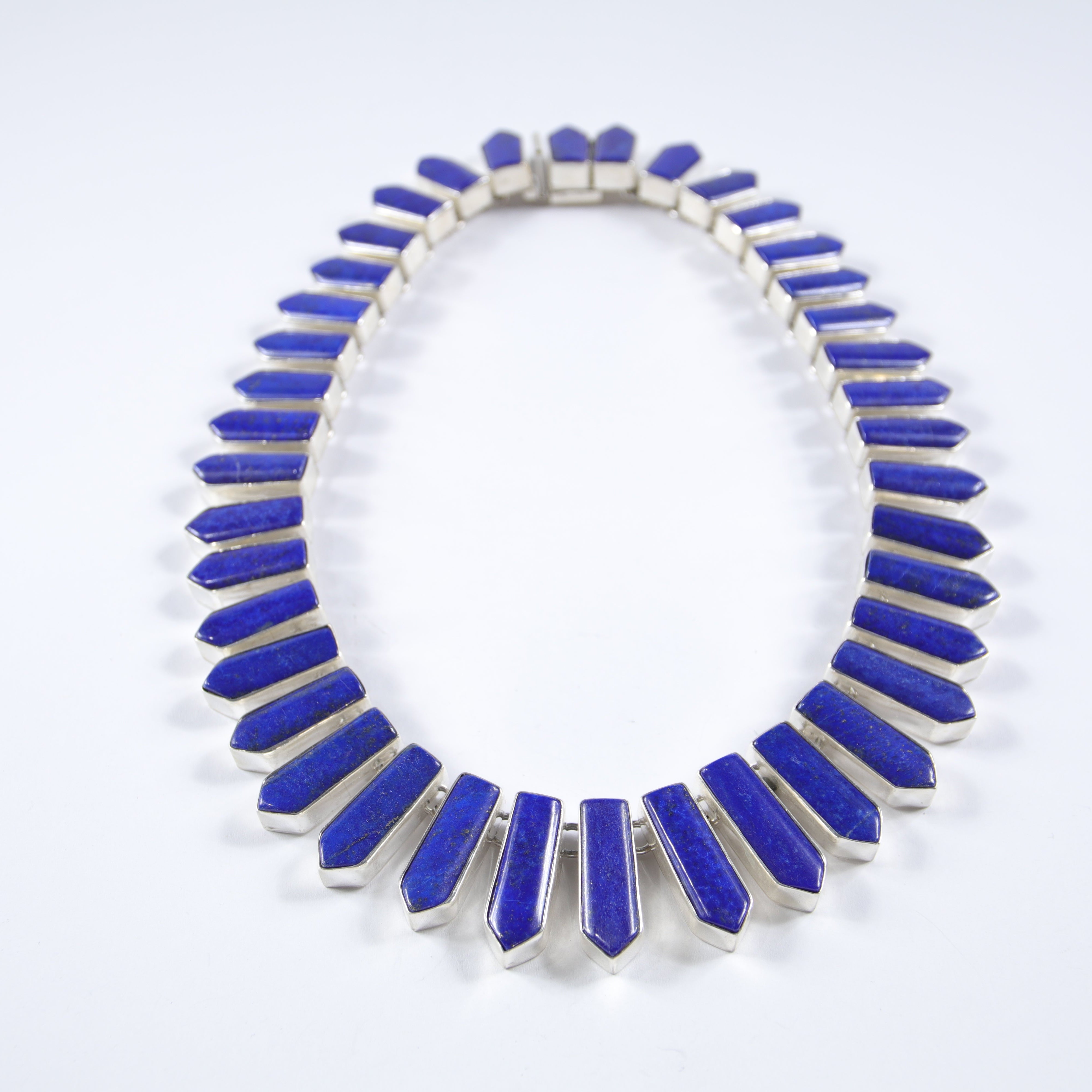 Deep Blue Lapis Lazuli 40 Arrow Necklace