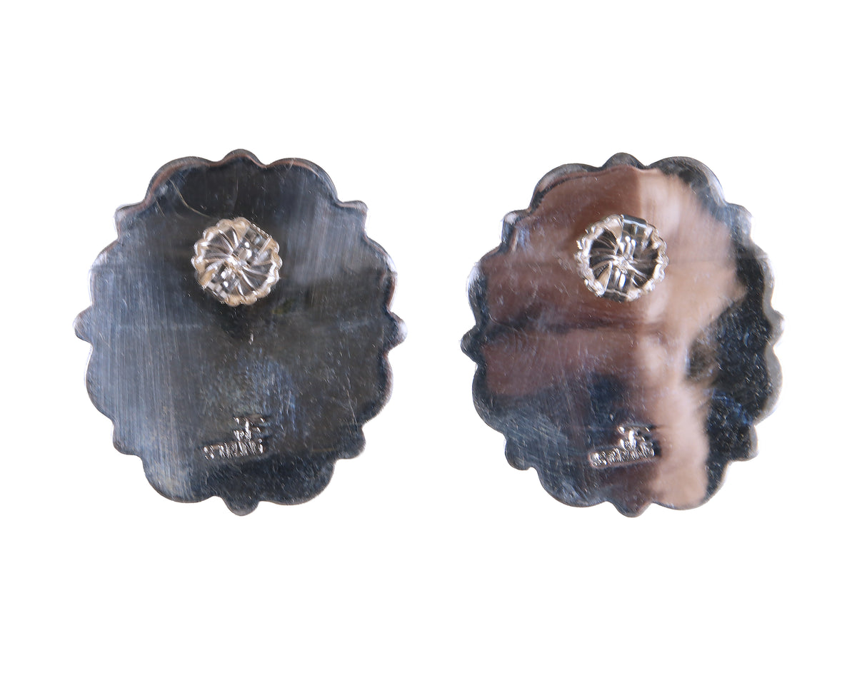 Iconic Pearl and Abalone Cluster Earrings