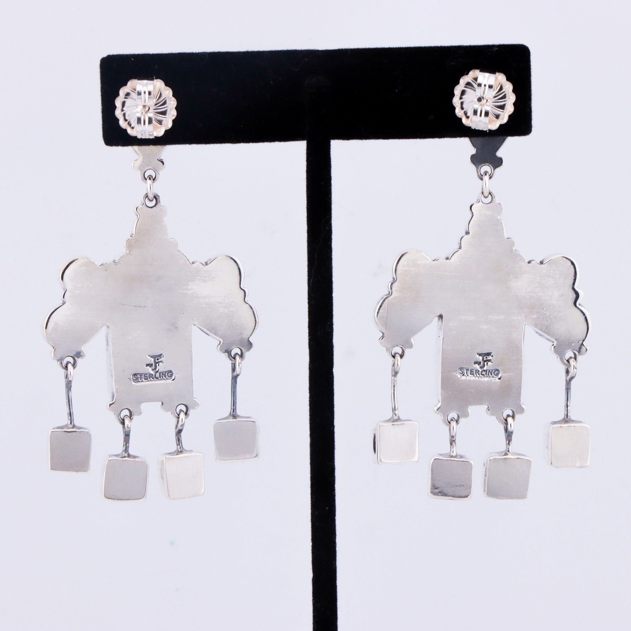 Earrings inspired by "Talking God"